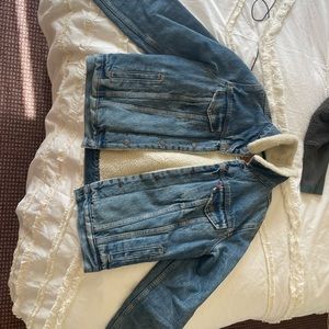Levi’s fluffy jean jacket